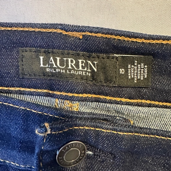Lauren Ralph Lauren Dark Blue Denim Skirt - SZ 10 - Picture 6 of 7